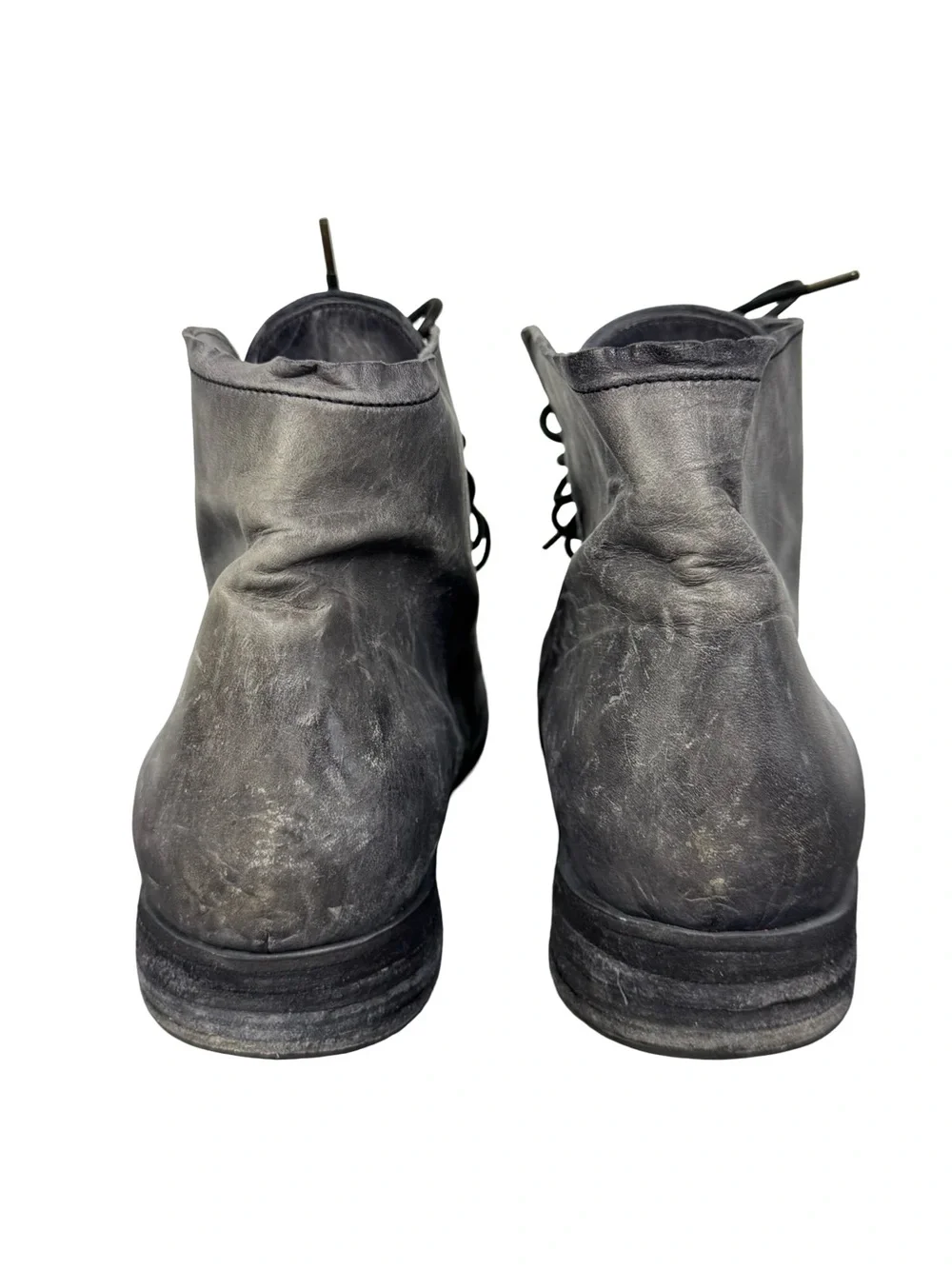 A Diciannoveventitre A1923 Ankle Boots SS6 Horse Leather Oiled (Grigio) Gray 45